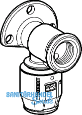 Geberit Anschlusswinkel 90 Grad kurz