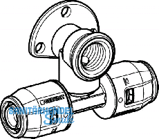 Geberit PushFit Anschluss T-Stck aus MS
