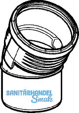 Geberit Bogen PP-MD 30G d50