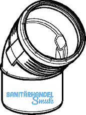 Geberit Bogen PP-MD 45G d110