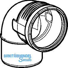 Geberit Bogen PP-MD 87.5G d90