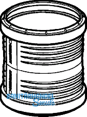 Geberit Doppelsteckmuffe PP-MD d75