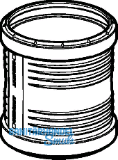 Geberit berschiebemuffe PP-MD d75