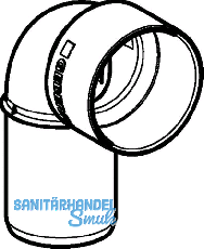 Geberit AnBogen PP-MD Siphon d50/46