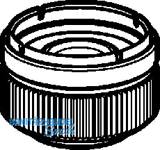 Geberit Verteilerkappe m Schnellverschl.