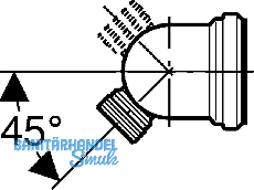 Geberit Ablaufbogen in PP fr WC links