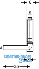 Geberit Siphon f Aufputz Wasch- und