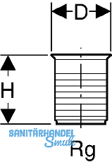 Geberit Ablaufventil f. Chromstahlbecken