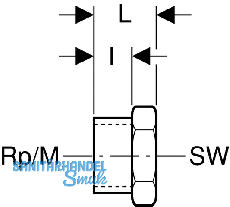 Geberit Mepla Kappe zu Verteiler 1"