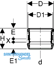 Geberit Silent-db20 Sttz-Dehnmuffe