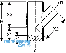 Geberit Silent-db20 Abzweiger