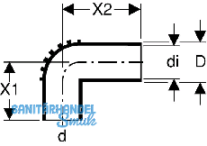 Geberit Silent-db20 Anschlusswinkel