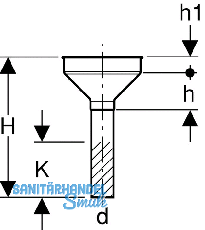 Geberit PE Trichter oval ohne Rand