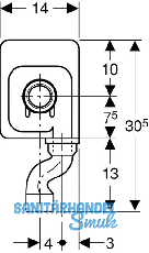 Geberit Urinal-Absaugsiphon fr