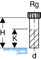 Geberit Anschlussstutzen d 50 152162