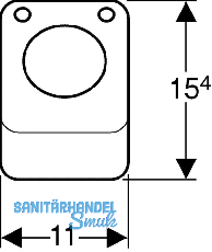 Geberit HyTouch Wand-Fudrcker