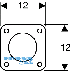 Geberit HyTouch Boden-Fudrcker