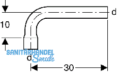 Geberit Splrohr-Bogenverlngerung