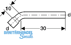 Geberit Splrohr-Bogenverlngerung