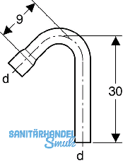Geberit Splrohr-Bogenverlngerung