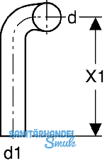 Geberit Splrohr-Bogen links gekrpft