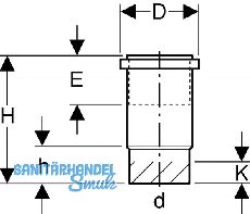 Geberit PE Langmuffe f.waagr.u. senkr