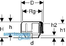 Geberit PE Verschraubung komplett