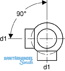 Geberit PE Doppel-Kugelabzweiger