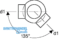 Geberit PE Doppel-Kugelabzweiger