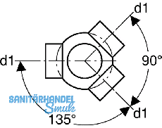 Geberit PE Abzweiger 3teilig
