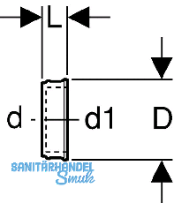 Geberit PE Steckmuffe fr Klosett