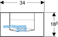 Geberit Bettigungsplatte Jazzline