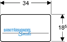 Geberit Abdeckplatte Highline