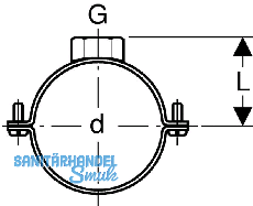 Geberit PE Rohrschelle d 315mm