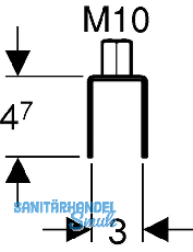 Geberit Tragschienen-Aufhngeelement