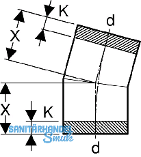 Geberit PE Bogen mit groem