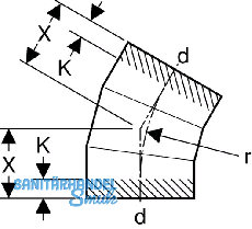 Geberit PE Bogen mit groem