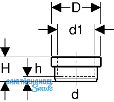 Geberit PE Steckmuffe kurze Ausf. nur f.