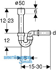 Geberit Fertigablauf in PP weiss fr