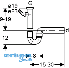 Geberit Fertigablauf 1teilig in PP
