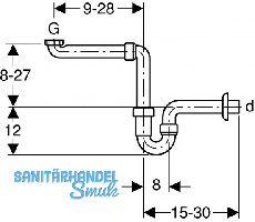 Geberit Fertigablauf fr Waschtisch