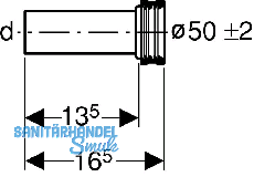 Geberit PE Ablaufmanschette f Stutzen