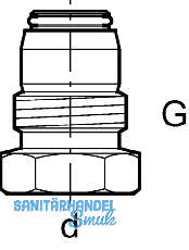 Geberit Mepla Direktverschraubung