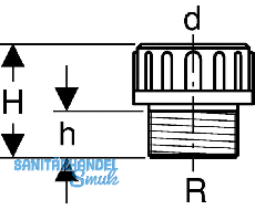 Geberit PE Stutzen 50mmx6/4'