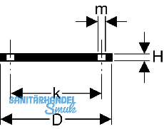 Geberit PE Blindflansch leer