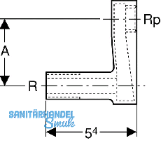 Geberit Nippel fr Toleranzausgleich
