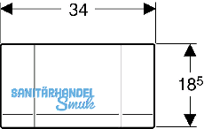 Geberit Bettigungsplatte Highline