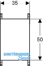 Geberit Duofix Befestigungsplatte fr