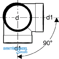 Geberit Silent-db20 Eck-Abzweiger