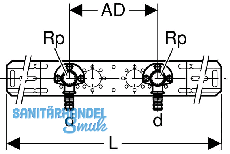 Geberit Mepla Armaturenanschluss Set